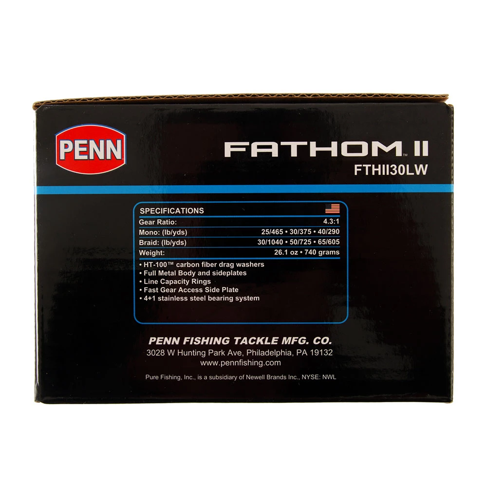 PENN Fathom II 30 Level Wind Overhead Reel 4 PENN Fathom II 30 Level Wind Overhead Reel - Image 2