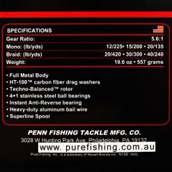 PENN Fierce III 5000 Spinning Reel 13 PENN Fierce III 5000 Spinning Reel -PENN Sales Shop 134198 7 n
