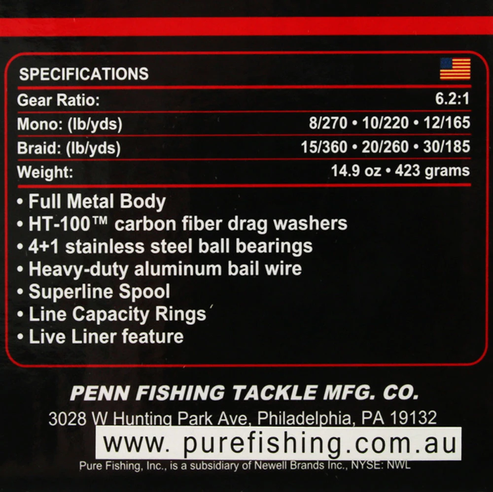 PENN Fierce III 4000LL Live Liner Spinning Reel 4 PENN Fierce III 4000LL Live Liner Spinning Reel - Image 2