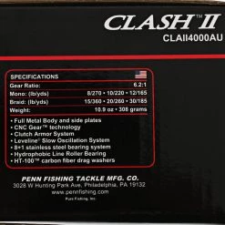 PENN Clash II 4000 Spinning Reel -PENN Sales Shop 148611 3 n