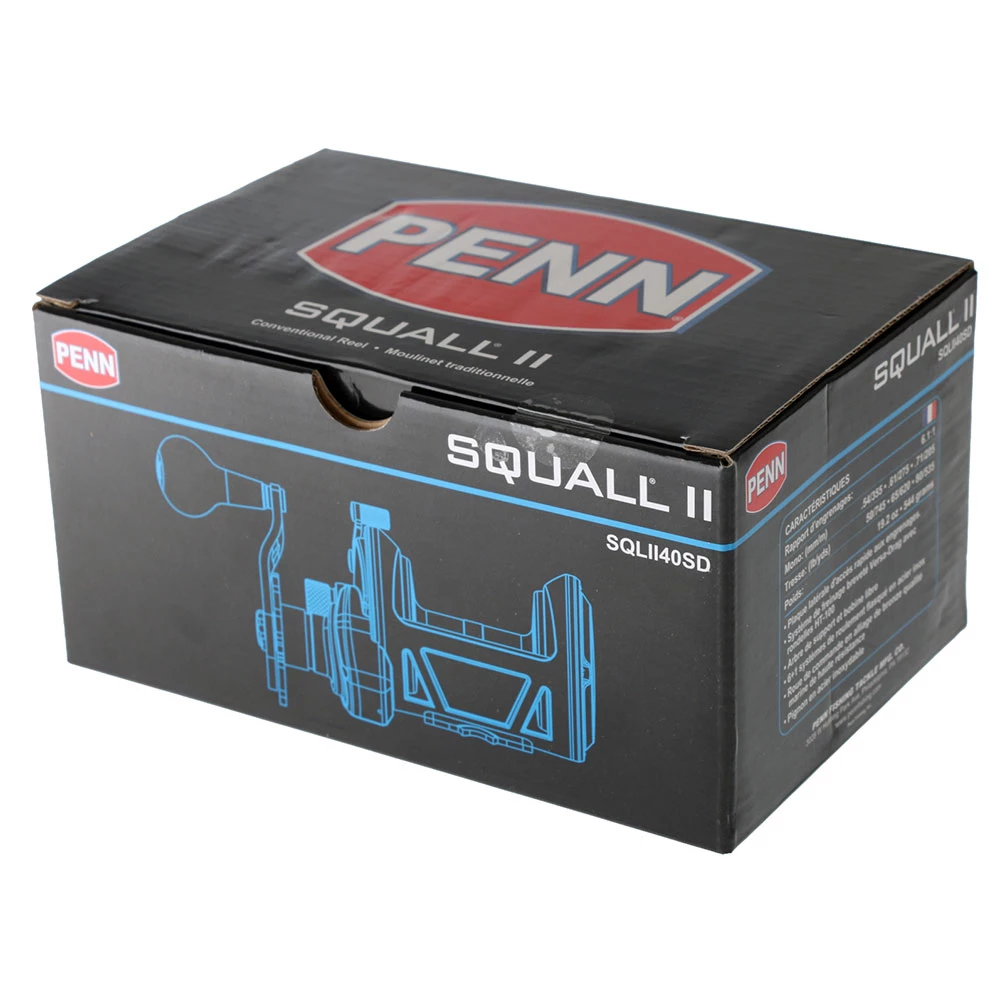 PENN Squall II 40 Star Drag Reel 3 PENN Squall II 40 Star Drag Reel