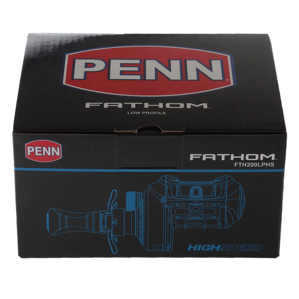 PENN Fathom 200 Low Profile High Speed Baitcaster Reel 3 PENN Fathom 200 Low Profile High Speed Baitcaster Reel
