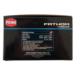 PENN Fathom 400 Low Profile High Speed Baitcaster Reel -PENN Sales Shop 152068 3 n