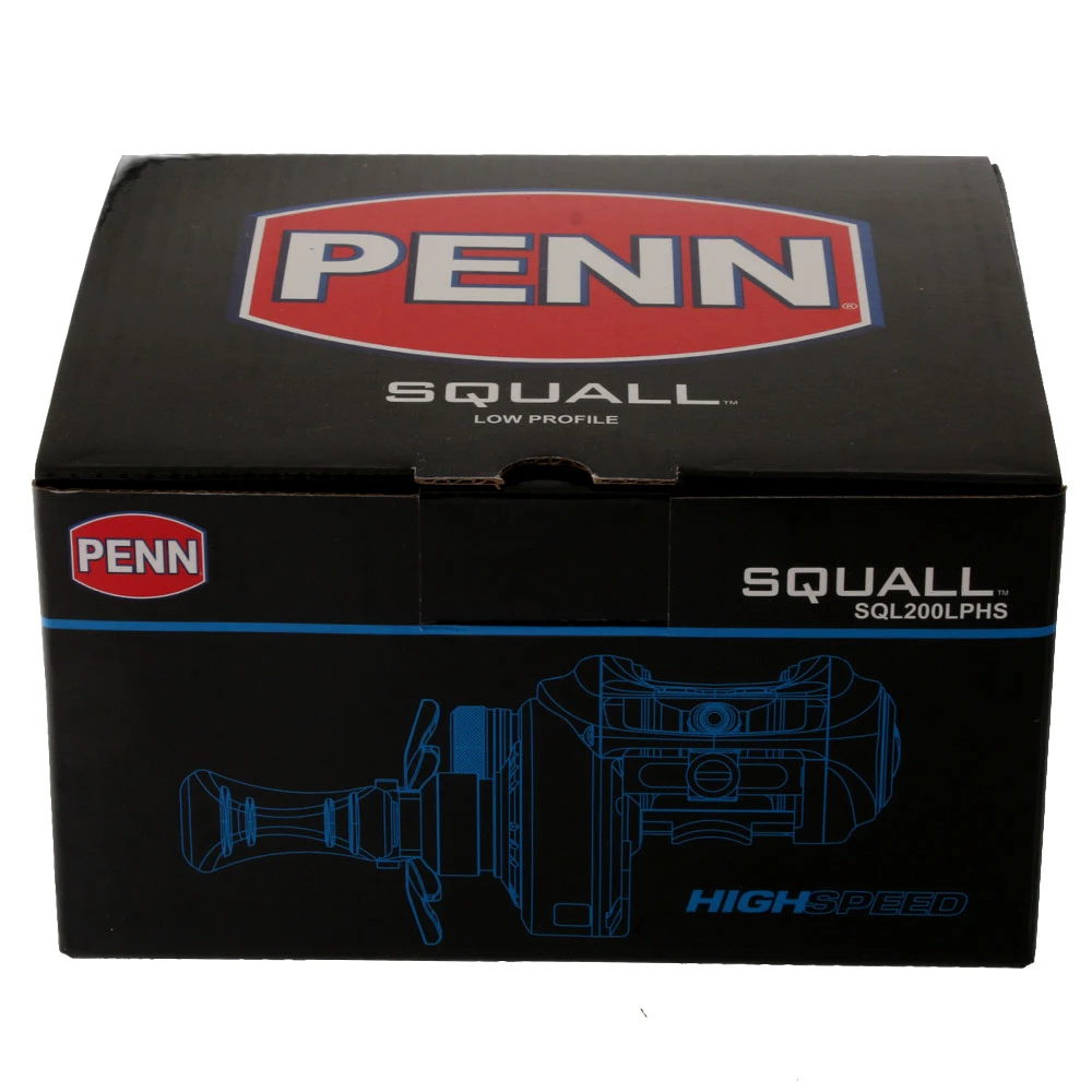 PENN Squall 200 Low Profile High Speed Baitcaster Reel 3 PENN Squall 200 Low Profile High Speed Baitcaster Reel