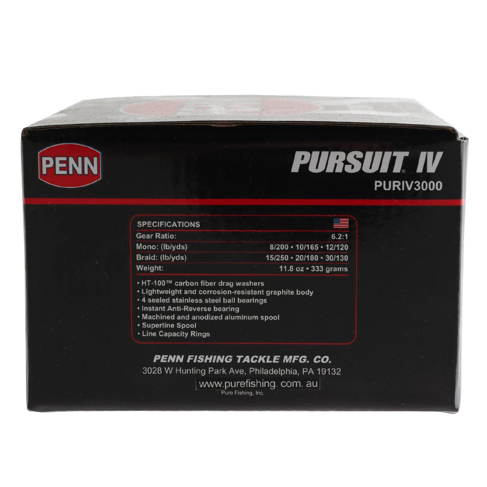 PENN Pursuit IV 3000 Spinning Reel 4 PENN Pursuit IV 3000 Spinning Reel - Image 2