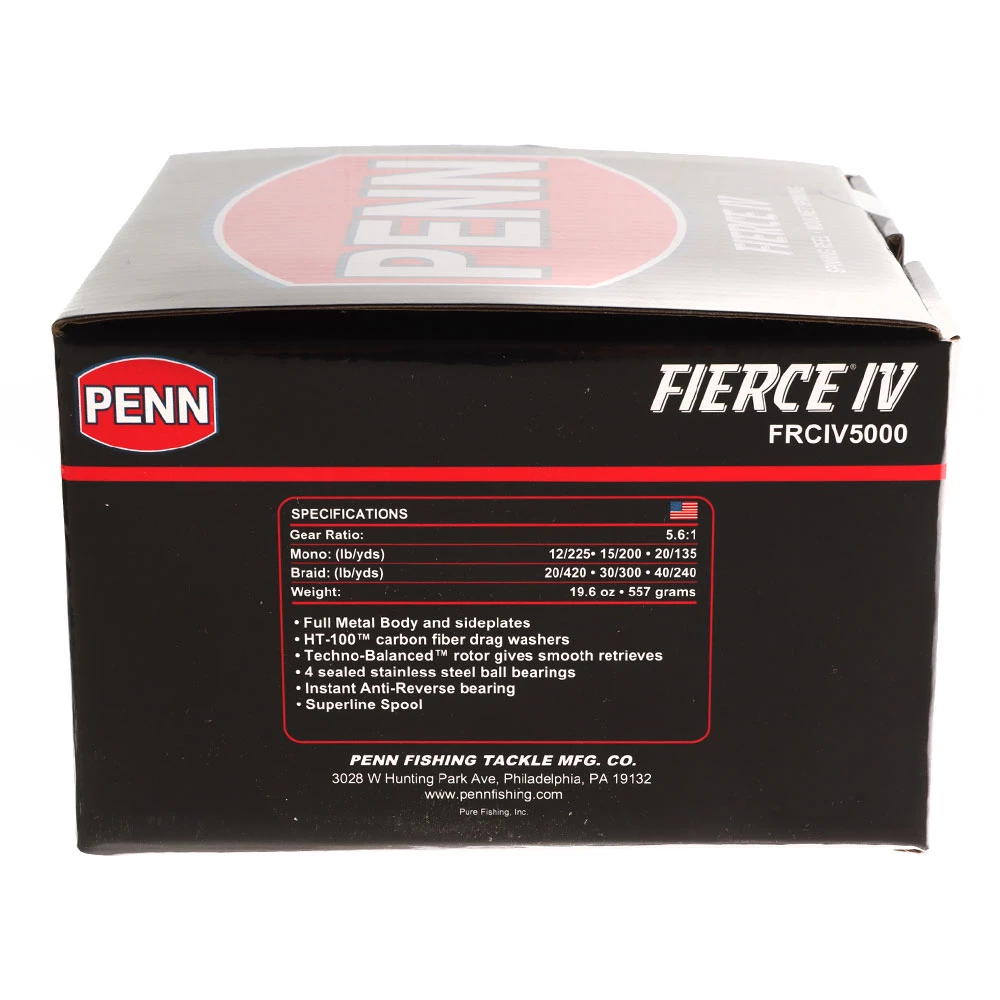 PENN Fierce IV 5000 Spinning Reel 4 PENN Fierce IV 5000 Spinning Reel - Image 2