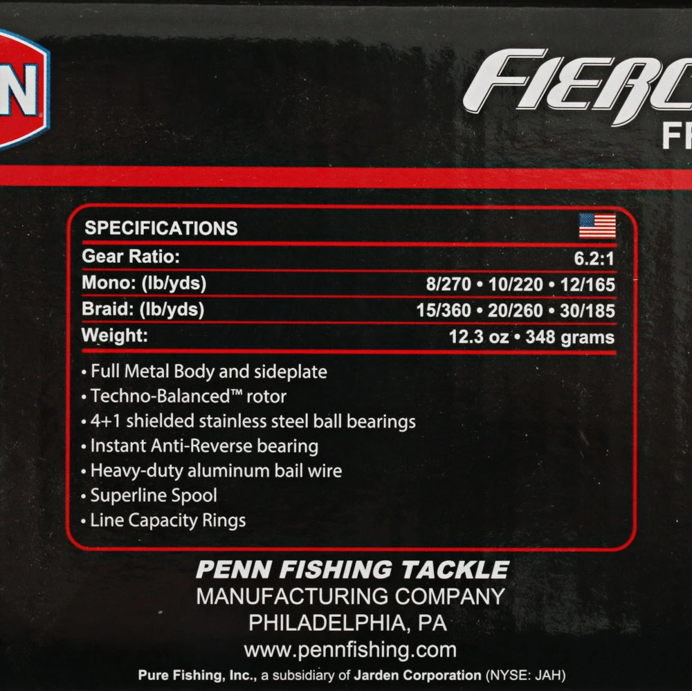 PENN Fierce 4000 Inshore Spinning Reel 4 PENN Fierce 4000 Inshore Spinning Reel - Image 2