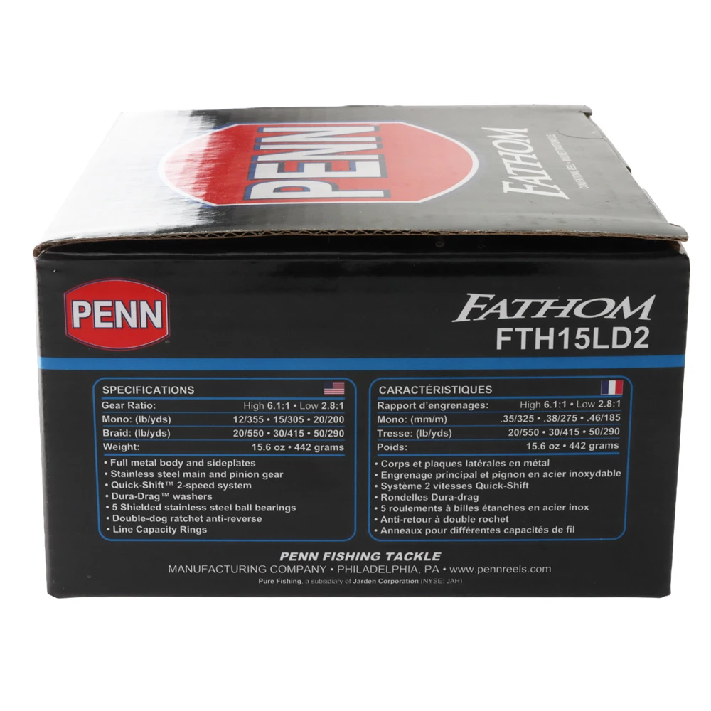 PENN Fathom 15 2-Speed Lever Drag Reel 5 PENN Fathom 15 2-Speed Lever Drag Reel - Image 3