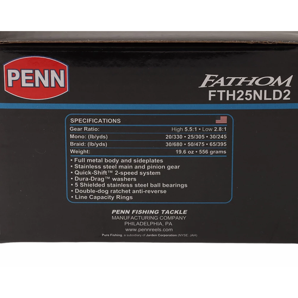 PENN Fathom 25N 2-Speed Lever Drag Reel 4 PENN Fathom 25N 2-Speed Lever Drag Reel - Image 2