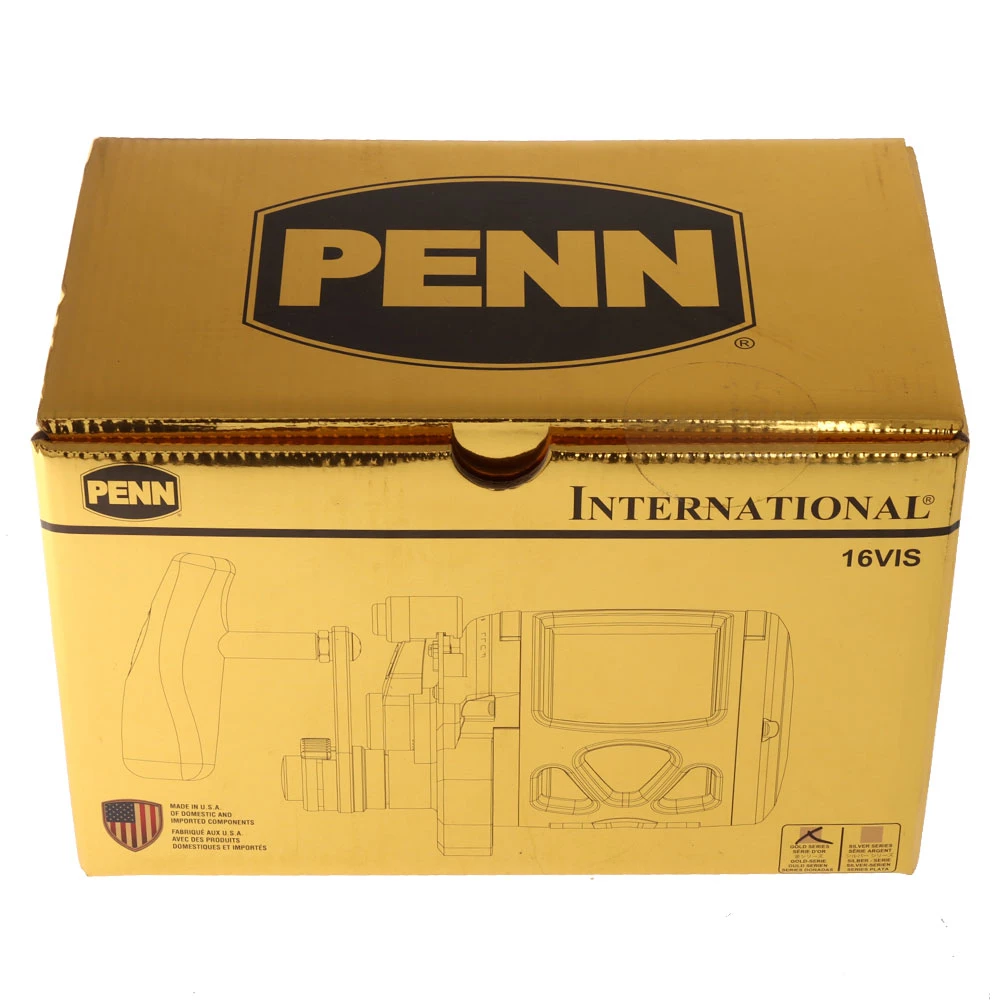 PENN International 16VIS 2-Speed Game Reel Gold 3 PENN International 16VIS 2-Speed Game Reel Gold