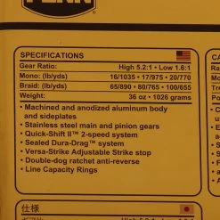 PENN International 16VIS 2-Speed Game Reel Gold 10 PENN International 16VIS 2-Speed Game Reel Gold -PENN Sales Shop 98933 3 n 1