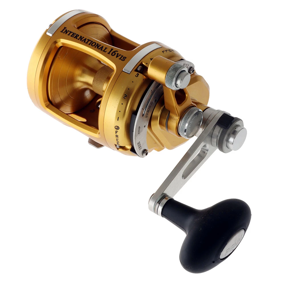 PENN International 16VIS 2-Speed Game Reel Gold 6 PENN International 16VIS 2-Speed Game Reel Gold - Image 4