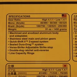 PENN International 20VISX 2-Speed Game Reel Gold 9 PENN International 20VISX 2-Speed Game Reel Gold -PENN Sales Shop 98936 3 n