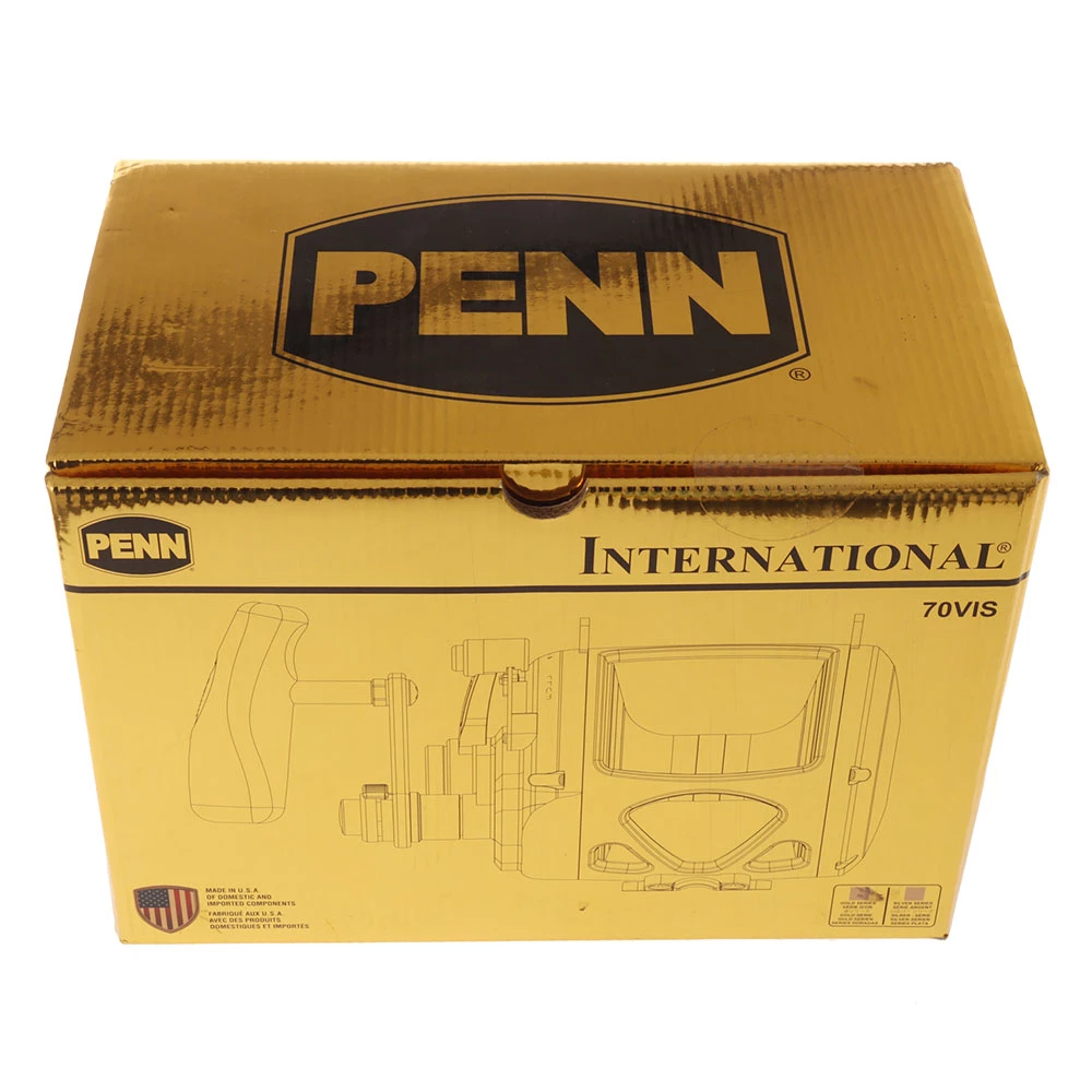 PENN International 70VIS 2-Speed Game Reel Gold 3 PENN International 70VIS 2-Speed Game Reel Gold