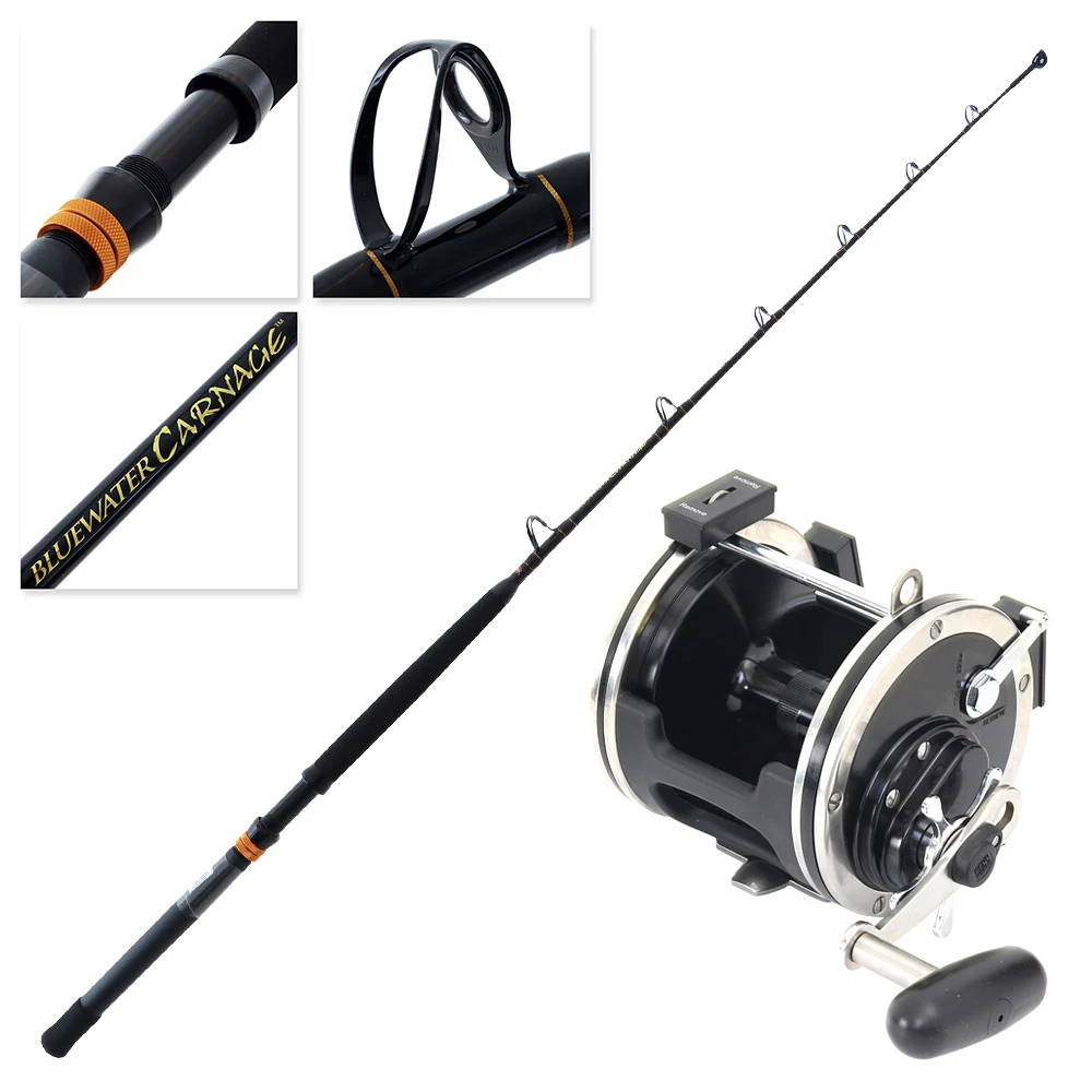 PENN Senator 115L2 9/0 Bluewater Carnage Roller Tip Game Combo 5ft 7in 24kg 1pc 3 PENN Senator 115L2 9/0 Bluewater Carnage Roller Tip Game Combo 5ft 7in 24kg 1pc