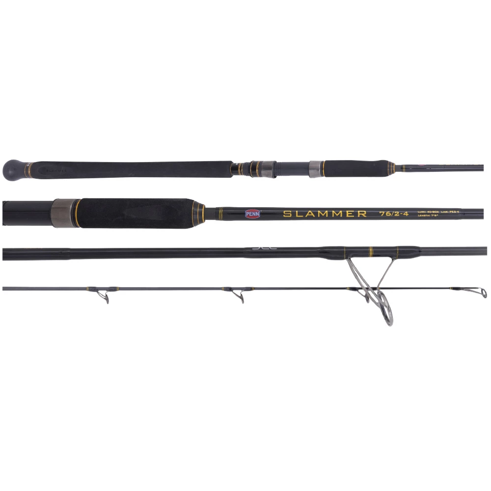 PENN Slammer 591MH Spinning Rod 5ft 9in PE 3-5 1pc 3 PENN Slammer 591MH Spinning Rod 5ft 9in PE 3-5 1pc